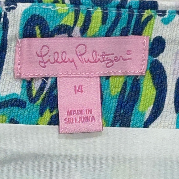 Lilly Pulitzer Ella Skort It's A Stretch Giraffes sz  14Bamboo zipper pull charm - Picture 3 of 11